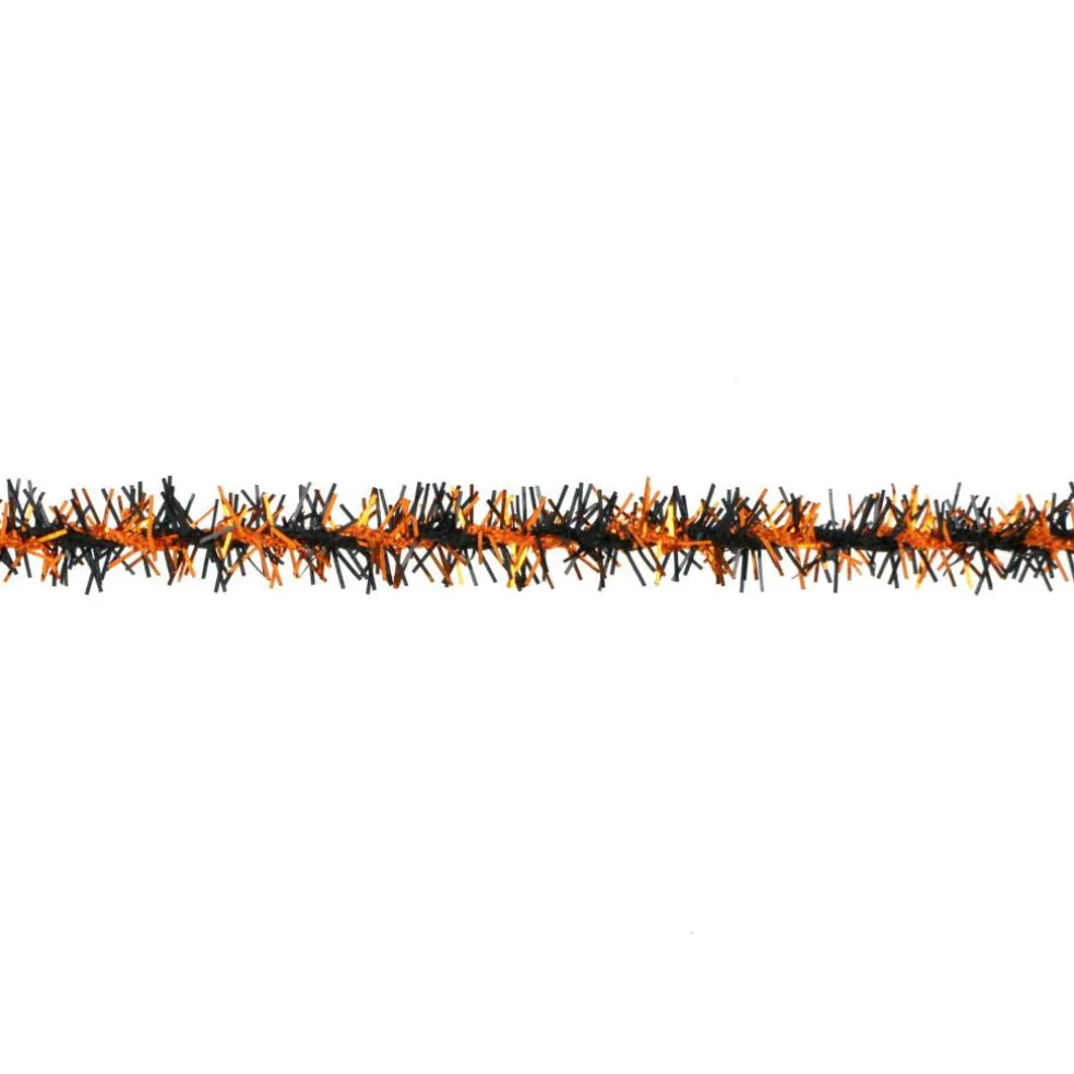 3/16" x 4yd. Black & Orange Metallic Twist Cording Ribbon by Celebrate It®