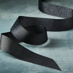 7/8" x 5yd. Black & Silver Grosgrain Ribbon by Celebrate Itâ„¢ Classic