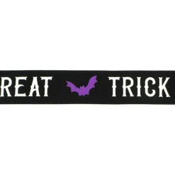 5/8" x 4yd. Black Trick or Treat Ribbon by Celebrate It®