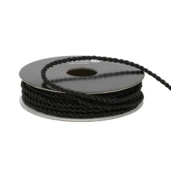 1/8" x 4yd. Black Twist Cording Ribbon by Celebrate It®