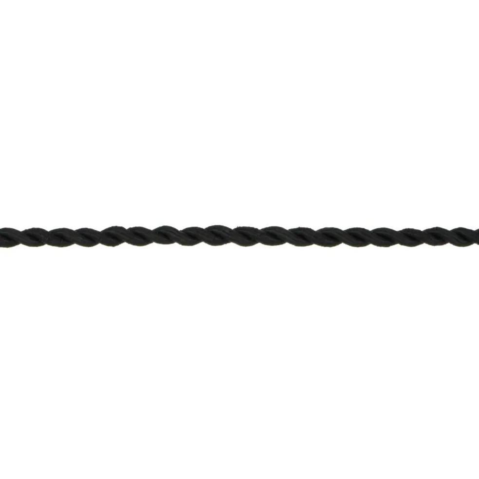 1/8" x 4yd. Black Twist Cording Ribbon by Celebrate It®