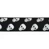 2.5" x 6.6yd. Black & White Skulls Wired Ribbon by Celebrate It®