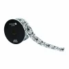 1.5" x 10yd. Black & White Witch Hat Wired Faux Linen Ribbon by Celebrate It®