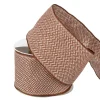2.5" x 6.6yd. Brown & White Wired Tweed Ribbon by Celebrate It®