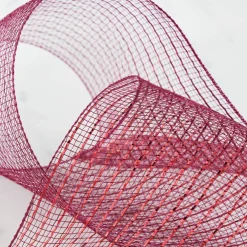 5.5" x 15yd. Burgundy Mesh Ribbon by Celebrate Itâ„¢