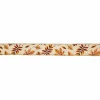 1.5" x 10yd. Fall Leaves Wired Faux Linen Ribbon by Celebrate It®