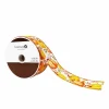 1.5" x 10yd. Fall Pumpkins Wired Pongee Ribbon by Celebrate It®