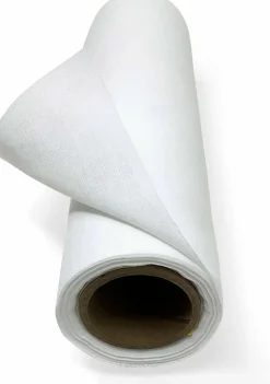 9" x 5 yd Fusible White 100% Cotton Woven Iron On Interfacing