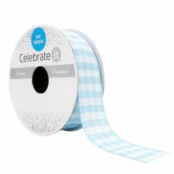 7/8" x 5yd. Gingham Ribbon by Celebrate Itâ„¢