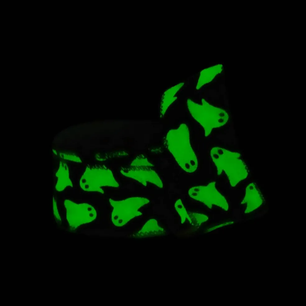 1.5" x 10yd. Glow-in-the-Dark Ghosts Wired Pongee Ribbon by Celebrate It®