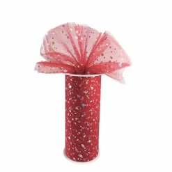 6" x 8yd. Holographic Dot Tulle by Celebrate Itâ„¢