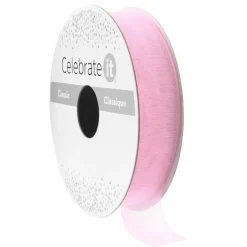 5/8" x 7yd. Light Pink Sheer Ribbon by Celebrate It™ Classic