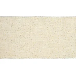 2.5" x 3yd. Linen Wired Ribbon by Celebrate Itâ„¢ Classic