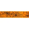 5/8" x 4yd. Orange & Black Spiderweb Ribbon by Celebrate It®