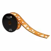 1.5" x 10yd. Orange Ghosts & Jack-o'-Lanterns Wired Ribbon by Celebrate It®