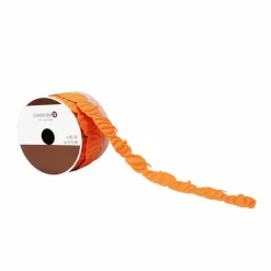 1.5" x 5yd. Orange Pumpkins Die Cut Ribbon by Celebrate It®