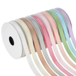 3/8" x 2yd. Pastel Colors Satin Value Pack Ribbon by Celebrate It®