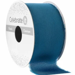 1.5" x 3yd. Satin Blue Ribbon by Celebrate It™ Classic