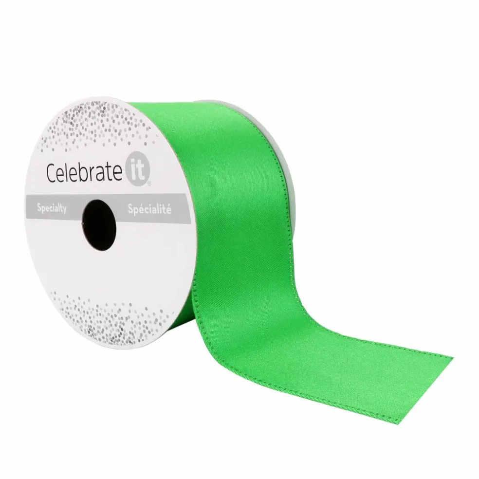 2.5" x 10yd. Satin Wired Ribbon by Celebrate It® Specialty