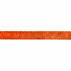 1.5" x 10yd. Scalloped Copper Velvet Ribbon by Celebrate It®