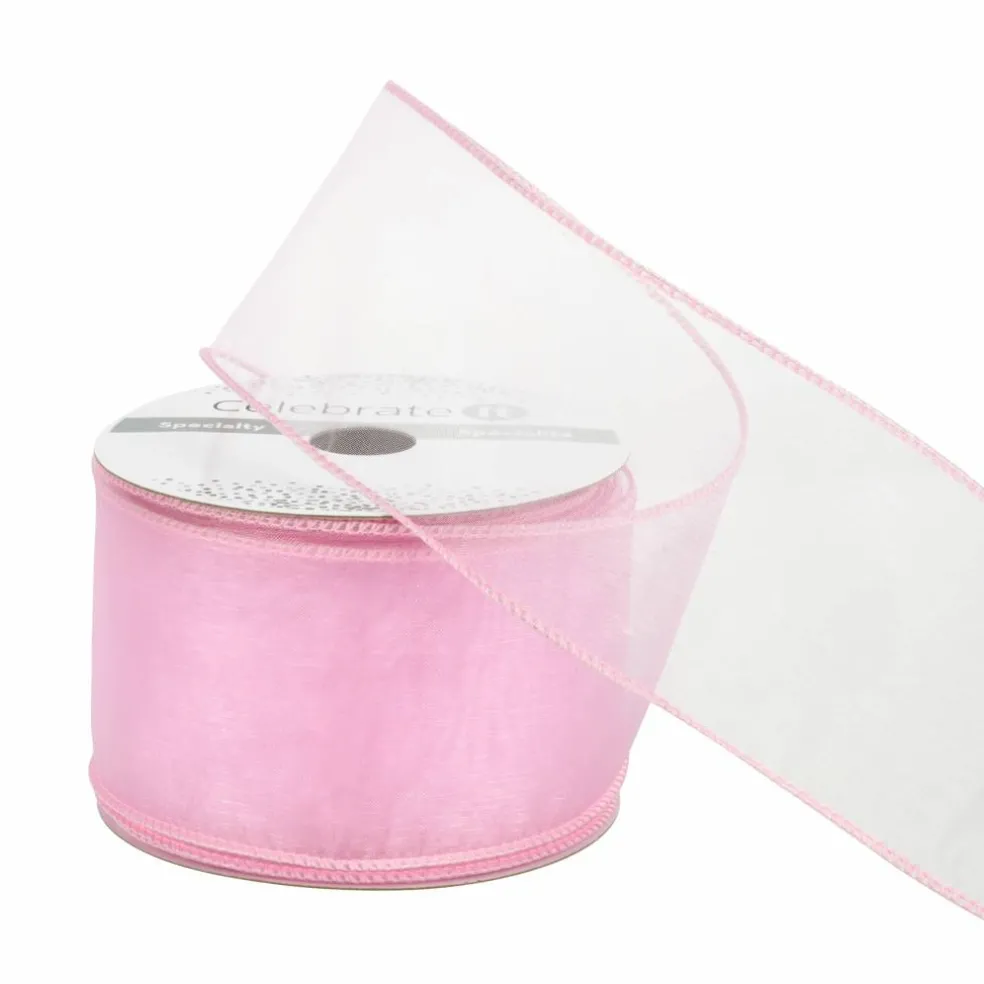 2.5" x 10yd. Sheer Wired Ribbon By Celebrate It®