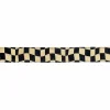 1.5" x 10yd. Wavy Black Check Wired Faux Linen Ribbon by Celebrate It®