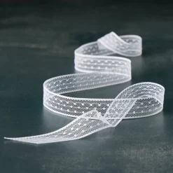 5/8" x 7yd. White Lace Ribbon by Celebrate It™ Classic