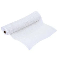 21" x 5yd. White Poly Burlap Mesh by Celebrate It™