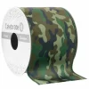 2.5" x 3yd. Wired Green Camo Ribbon by Celebrate It™ Classic