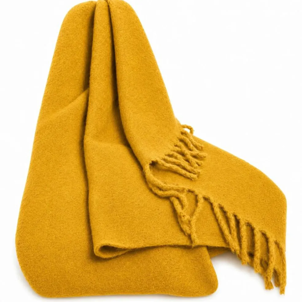 50" x 60" Yellow Soft Flannel Throw by Ashland®