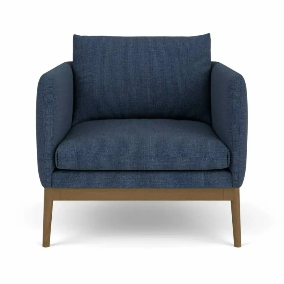 1 Yard Blue Indigo Outdoor Upholstery Fabric Fade Resistant Canvas Fabric 54 Inch Width