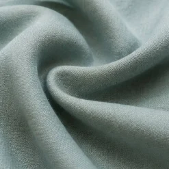 1 Yard Bluestone Pure Linen Fabric Flat Midweight 5.5 oz 54 Inch