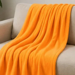 1 Yard Bright Orange Acrylic Felt Fabric 74