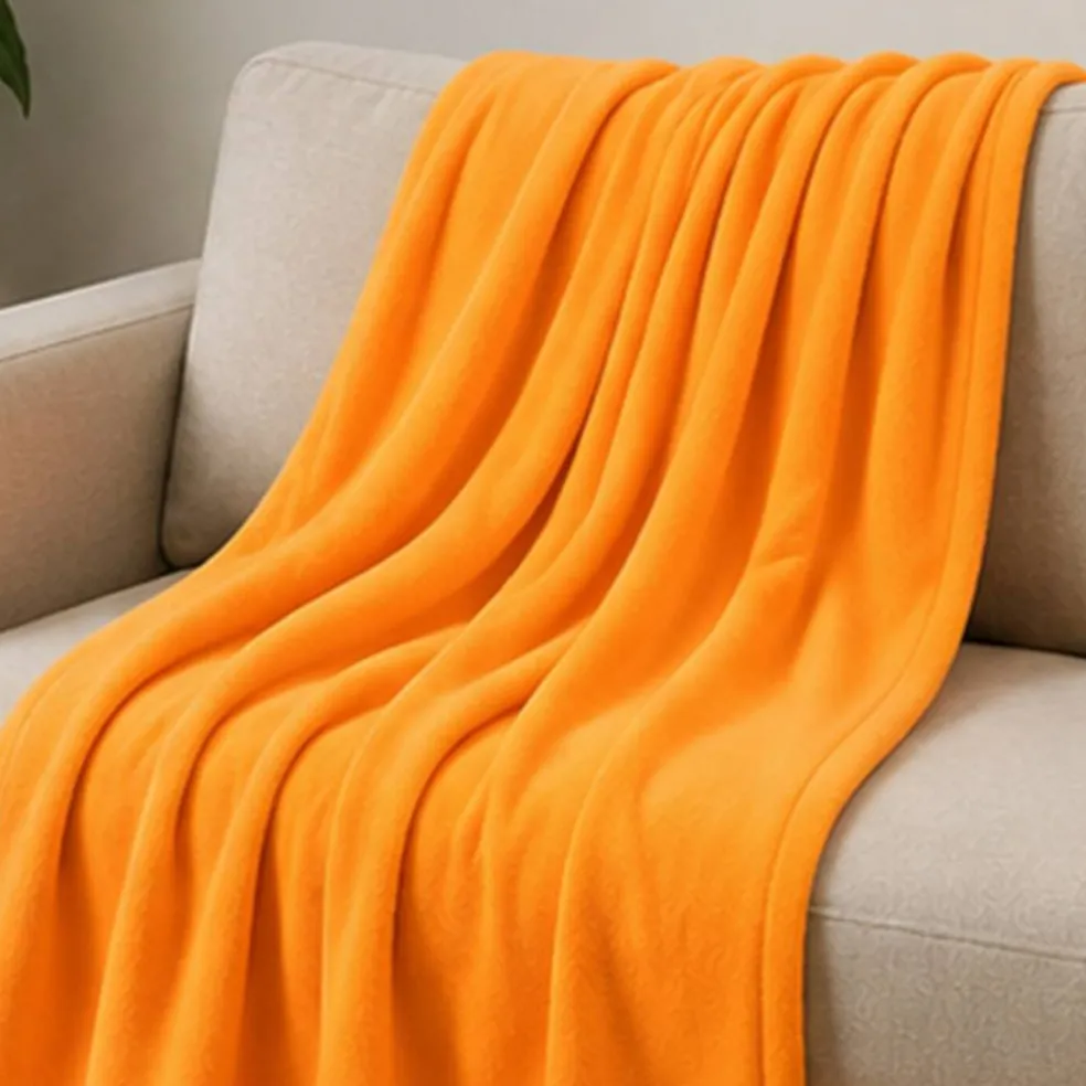 1 Yard Bright Orange Acrylic Felt Fabric 74" Wide for Crafts & Apparel