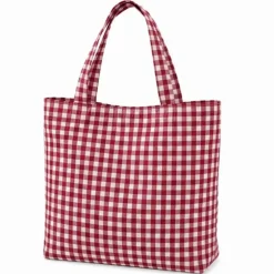 1 Yard Burgundy 1/8 Inch Gingham Poly Cotton Fabric 58/59 Inch Wide