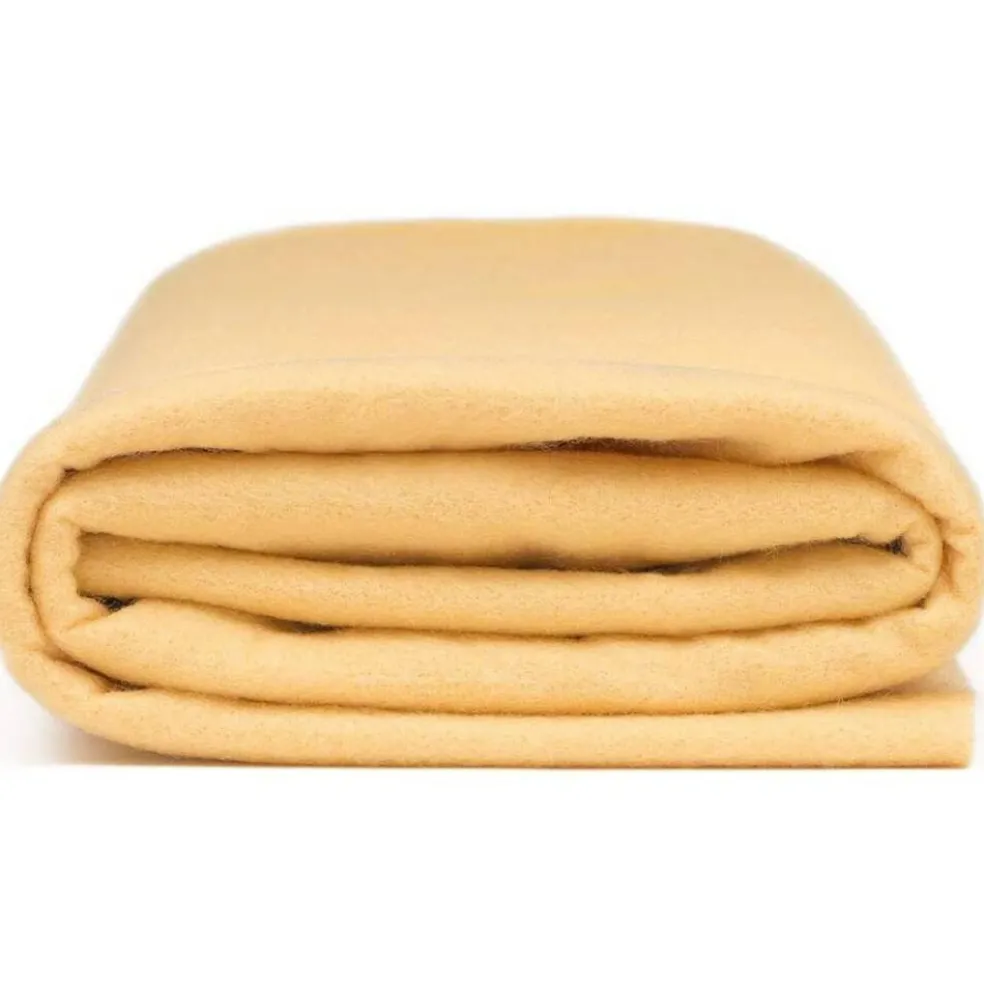 1 Yard Butterscotch Acrylic Felt Fabric 72" Wide 1.6mm for Crafts & Sewing