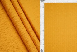 1 Yard Cable Knit Jacquard Sweater Fabric Heavyweight Stretch Knit 58/60