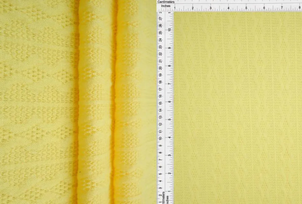 1 Yard Cable Knit Jacquard Sweater Fabric Heavyweight Stretch Knit 58/60" Wide