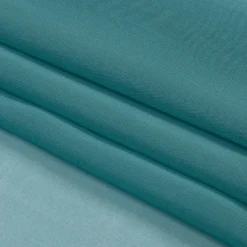 1 Yard Colonial Blue Silk Chiffon Lightweight Sheer Fabric for Fluid Garments, 44 Inches Wide