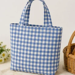 1 Yard Coppen Blue 1/4″ Gingham Checkered Fabric 58/59 Inch Wide