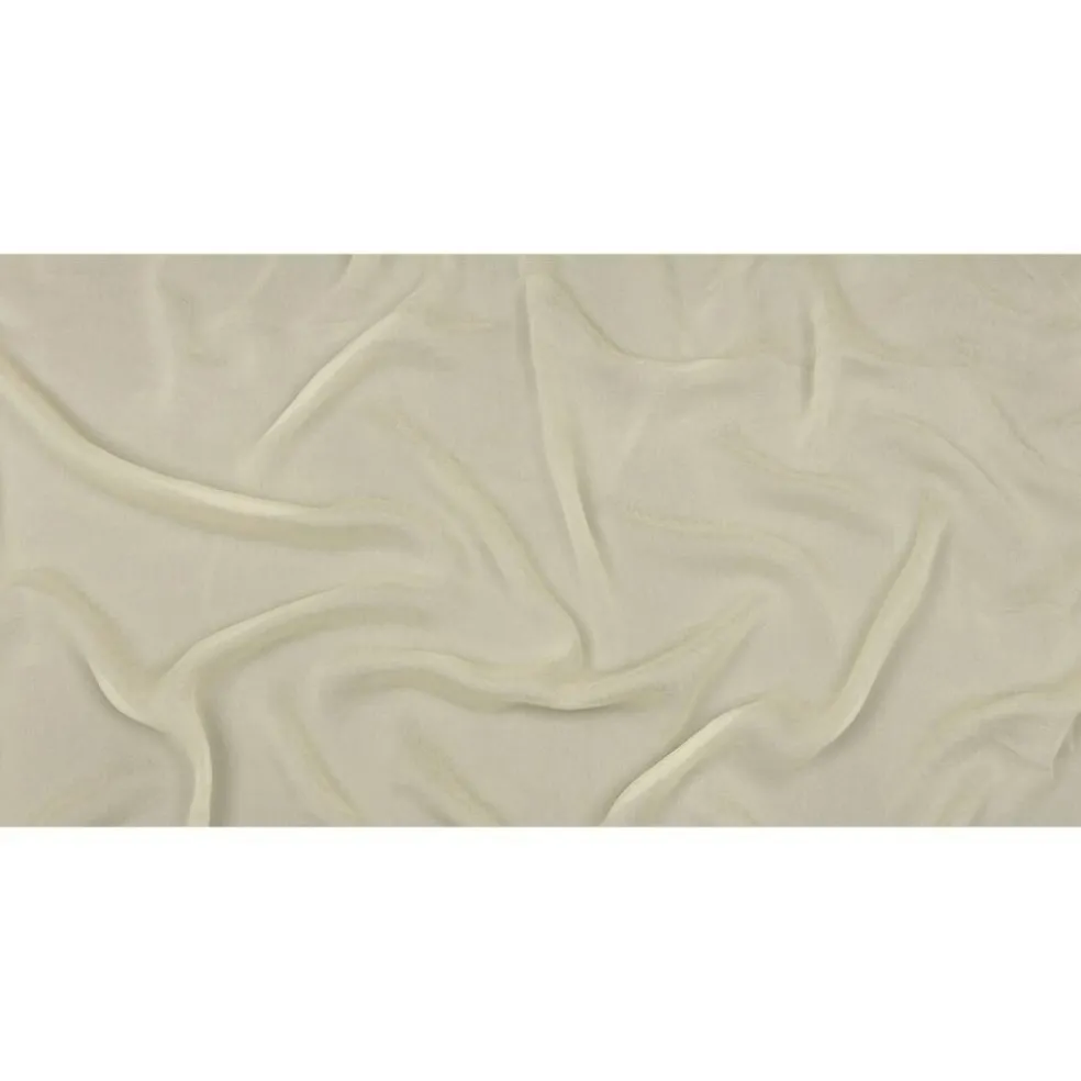 1 Yard Cream Viscose Georgette Fabric Lightweight Sheer Flowing Fabric Width 54 Inches