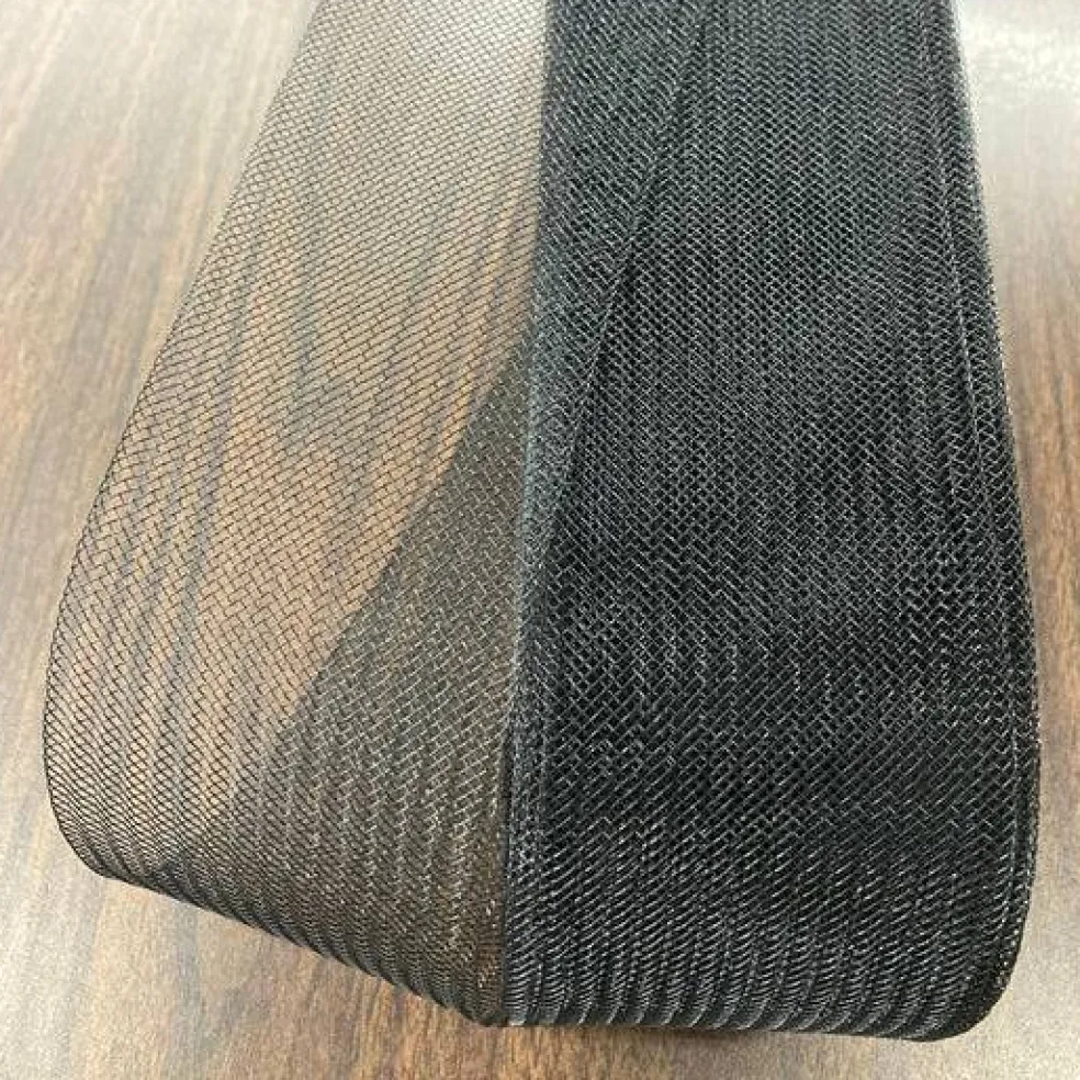 1 Yard Crinoline Webbing Horse hair Trim Braid for Sewing 100% Nylon, 3" Wide