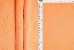 1 Yard Daisy Floral Jacquard Knit Fabric for Apparel 58/60