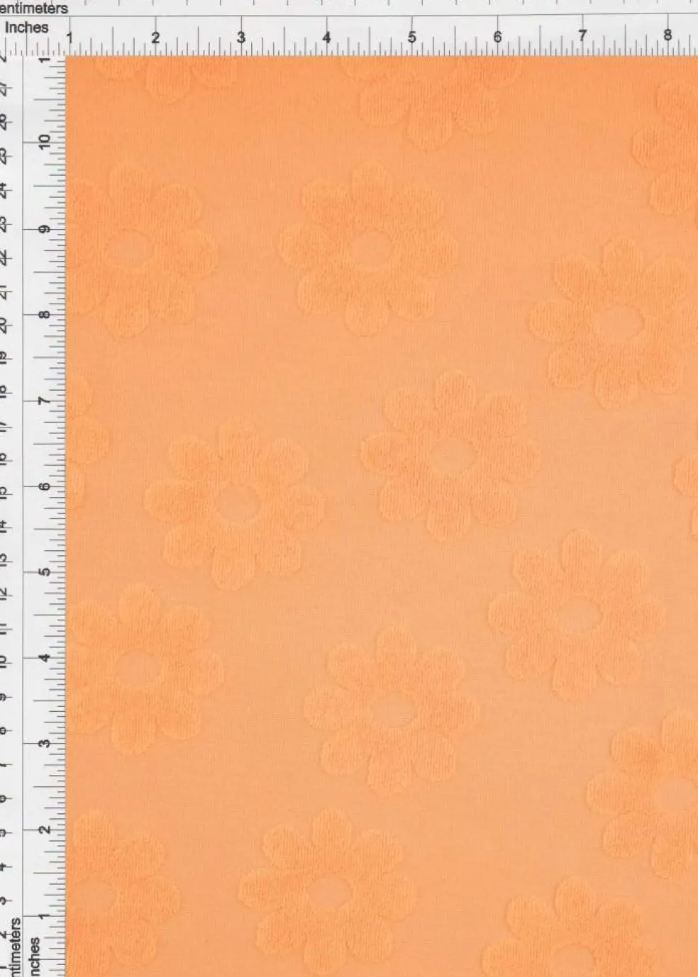 1 Yard Daisy Floral Jacquard Knit Fabric for Apparel 58/60" Wide