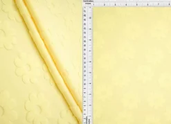 1 Yard Daisy Floral Jacquard Knit Fabric for Apparel 58/60