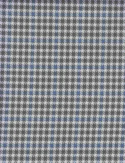 1 Yard Double Knit Jacquard Plaid Fabric Midweight Stretch 60