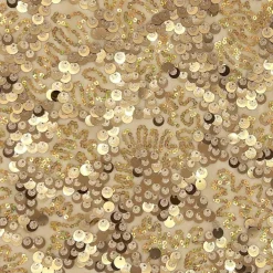 1 Yard Fame Stretch Mesh Embroidered Sequin 2 Way Stretch Dancewear Fabric 50 Inch Width