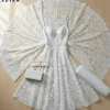 1 Yard Floral Off White Lace Fabric for Apparel 56/57 Inch Width