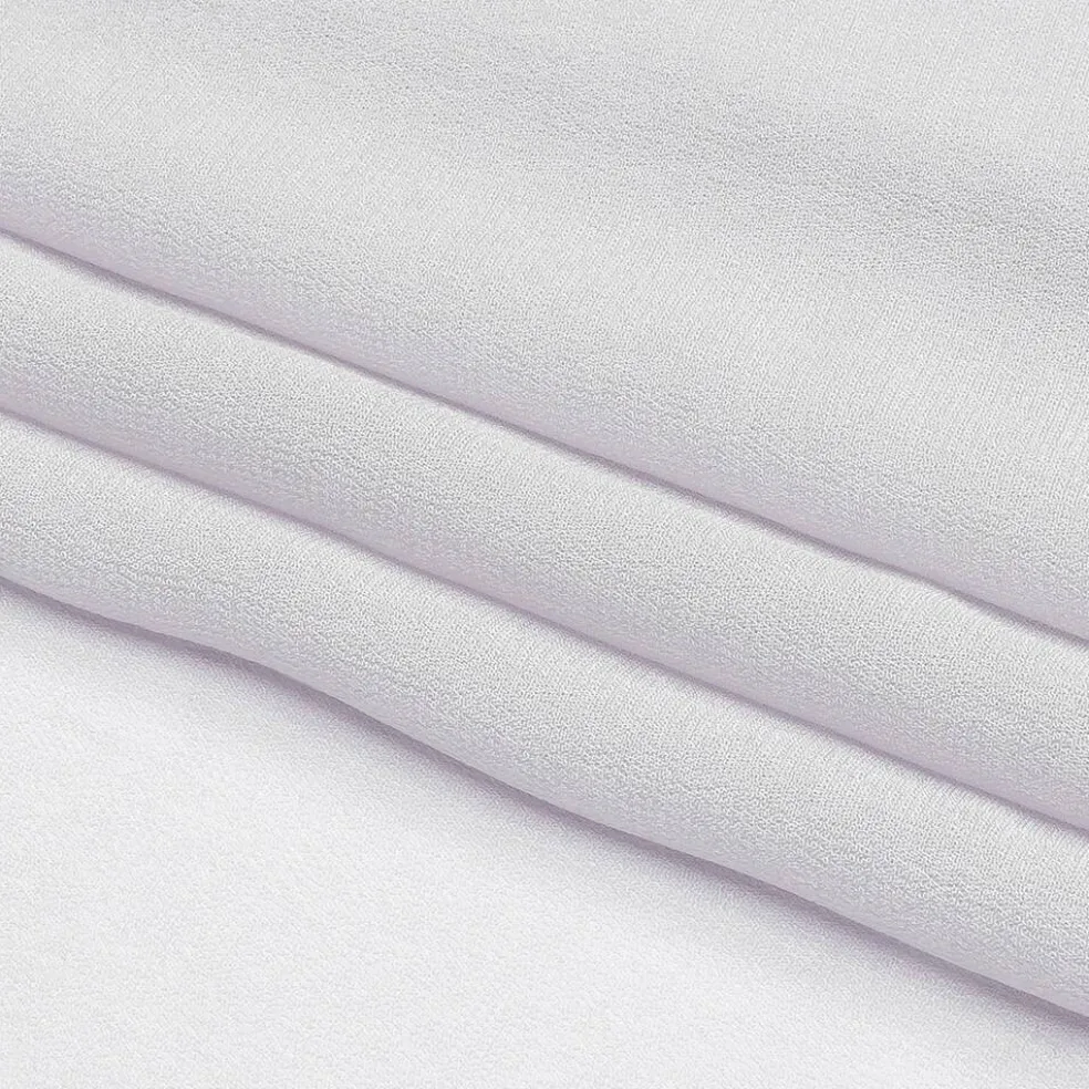 1 Yard Iris Lavender Viscose Georgette Fabric Lightweight Sheer 54 inch Width