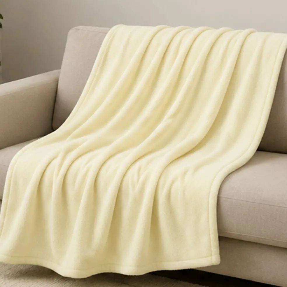 1 Yard Ivory Acrylic Felt Fabric 72" Wide 1-1.6mm for Crafts & Sewing